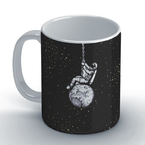 Space: Hanging Astronaut Coffee Mug