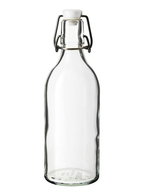 Generic Korken Bottle With Stopper Clear