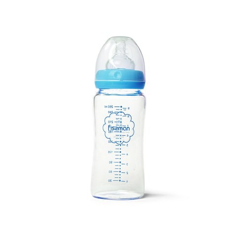 Fissman Feeding Bottle With Wide Neck 260 ml Borosilicate Glass