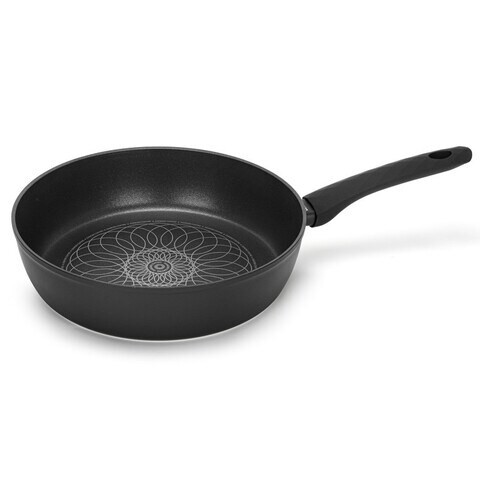 Deep Frying Pan With Bakelite Black/White 28x7cm