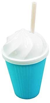 Plastic Cup For Liquid/Juice With a Lid on Top and With Straw, Reuse-able Cup, (Single Pack) (Multi-colour).