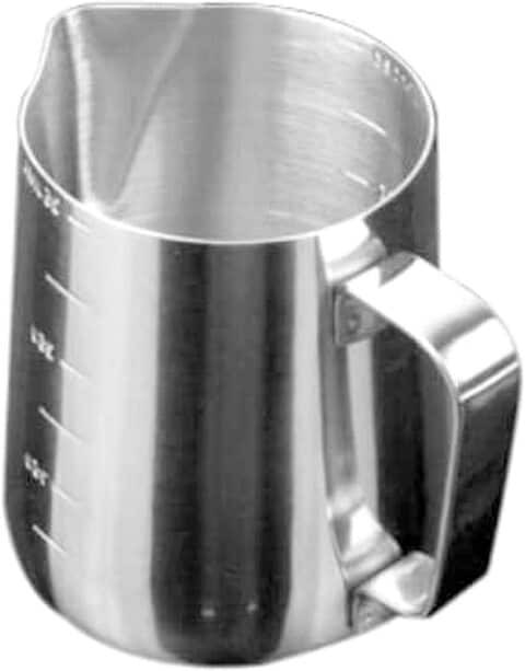 LIHAN Espresso Milk Frothing Pitcher 350ML,304 Stainless steel Espresso Steaming Pitcher for Coffee Milk espressos, cappuccinos