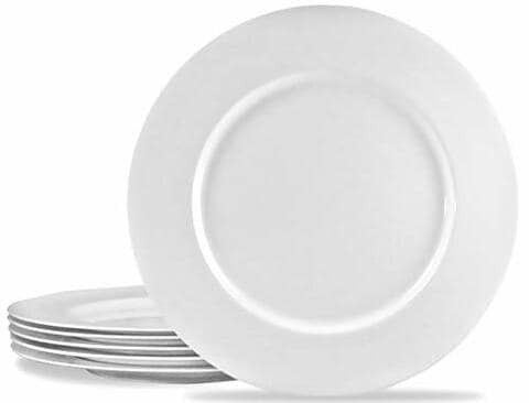 Reston Lloyd White Melamine Salad Plate, Set of 6