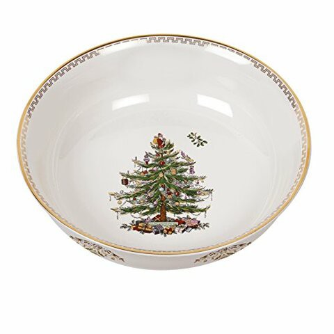 Spode Christmas Tree Bowl, Large, Gold