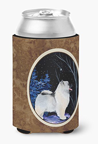 Caroline&#39;s Treasures Ss8380Cc Starry Night Keeshond Can Or Bottle Beverage Insulator Hugger, Can Hugger, Multicolor