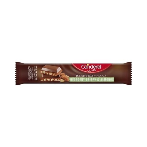 Canderel Decadent Crispy And Almonds Chocolate 27g