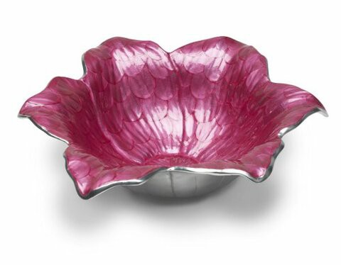 Julia Knight Lily Bowl, 15-Inch, Raspberry, Red