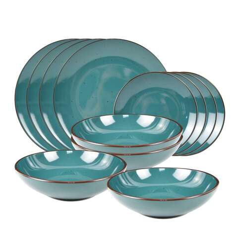 KITCHEN MASTER 12 PC DAZZLE DINNER SET