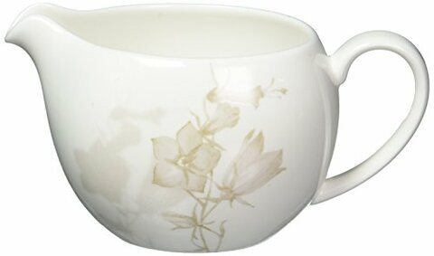 Mikasa Floral Mist 10-Ounce Creamer, Beige