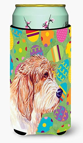 Caroline&#39;s Treasures Lh9442Tbc Petit Basset Griffon Vendeen Easter Eggtravaganza Tall Boy Beverage Insulator Beverage Insulator Hugger, Tall Boy, Multicolor