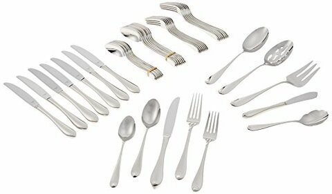 Gorham Studio 45-piece Flatware Set, 6.30 LB, Metallic