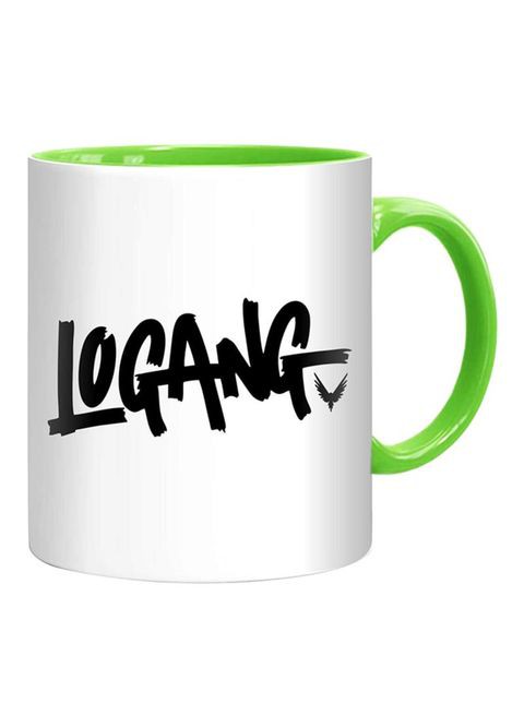 FMstyles Logang Mug White/Black/Green 10 cm