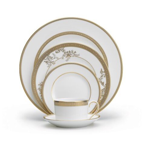 Vera Wang Wedgwood Vera Lace Gold 5-Piece Dinnerware Place Setting