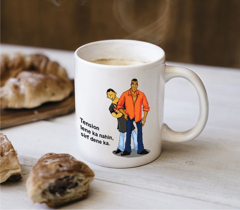 Spoil Your Wall - Coffee Mugs - Munna Bhai M.B.B.S character