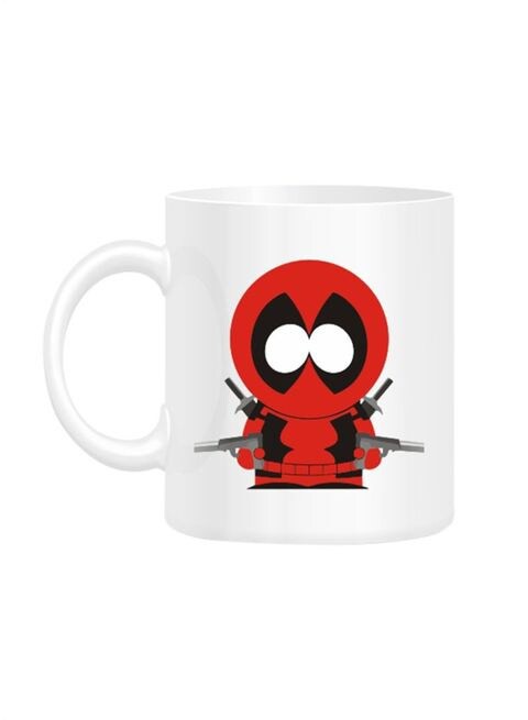 FMstyles Deadpool Southpark Printed Mug White 10 cm