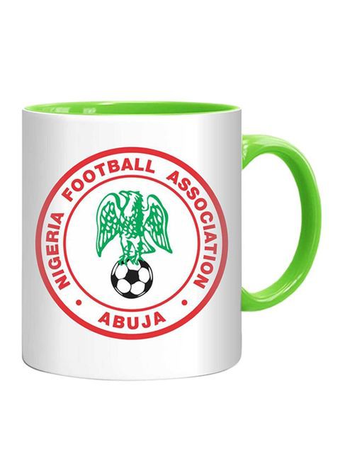 FMstyles Nigeria Football Team Fan Club Printed Mug Green/White/Red