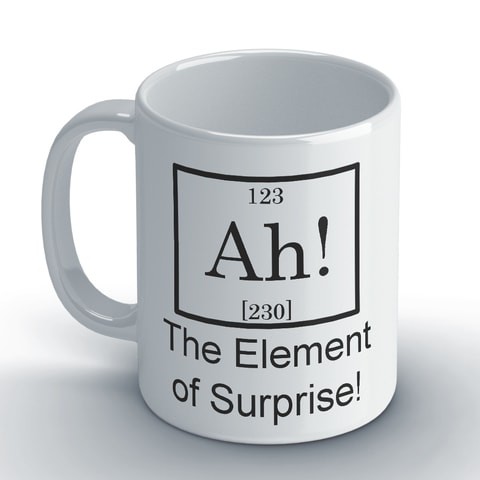 The element of surprise Coffee Mug