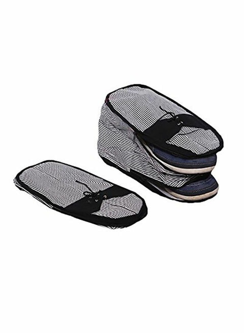 Generic 2-Piece Shoe/Slipper Cover Grey 13 X 7 X 8cm