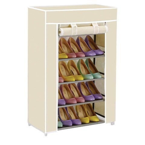 ALMUFARREJ Large Capacity 5-layer Shoe Rack, Easy To Assemble, Dust-proof And Odor-proof 60x90x30 cm