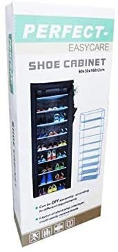 PERFECT - Easy Care Shoe Cabinet, Stackable Shoe Rack for Home/Office, (9 Layer 60x30x160cm) Portable Standing Shoe Rack (Pack of 1 Unit).