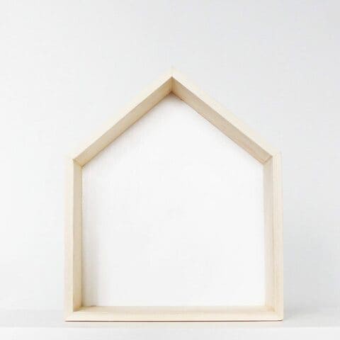 Generic Home Decor, House Shelf, White