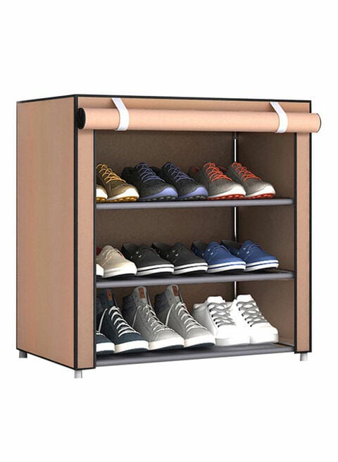 Generic Shoes Organizer Rack Brown 30X60X55Centimeter