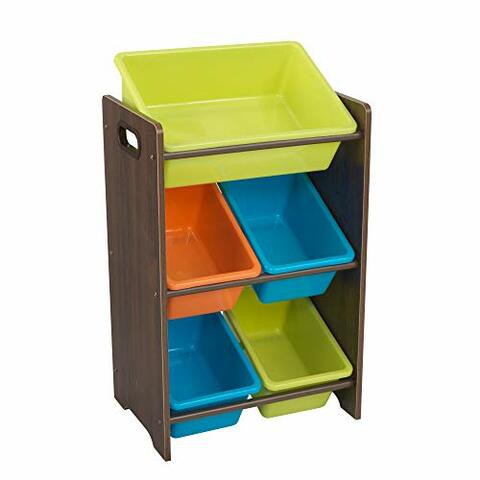 KidKraft Storage Bin, Espresso