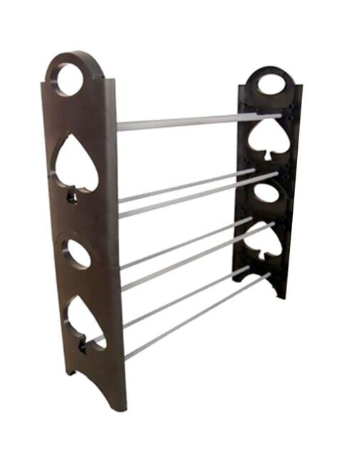 Generic Shoes Storage Rack Black/Silver One Size