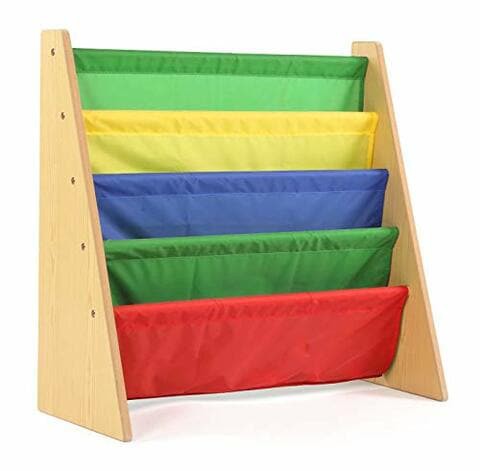 Humble Crew Kids Book Rack Storage Bookshelf Natural/Primary