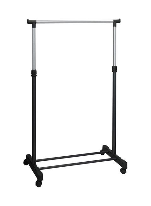 Generic - Garment Rack Silver/Black Medium