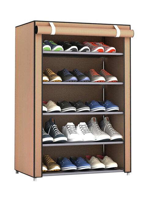 Generic Shoes Organizer Rack Brown 30X60X55Centimeter