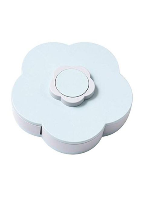 Better Look Flower Petal Candy Storage Box Blue/White