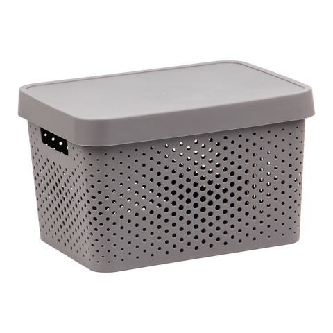 Own Buy Plastic Storage Box W/Lid (18 L)