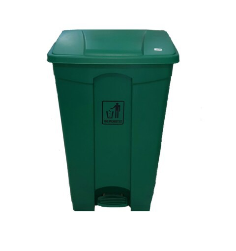 AKC Garbage Bin With Pedal Green 87L