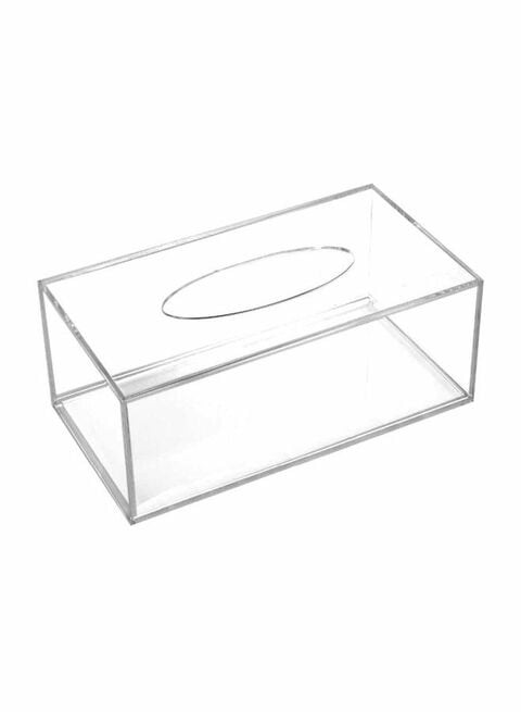 East Lady Acrylic Tissue Holder Box Clear 22x12x9cm