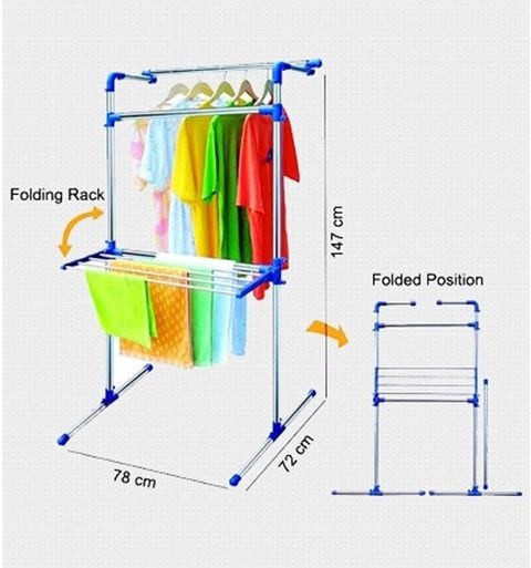 Leostar CD-1201 Multi-Purpose Drying Rack, Stainless Steel