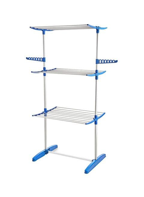 Generic Single Pole Clothes Drying Stand Blue 25Meter