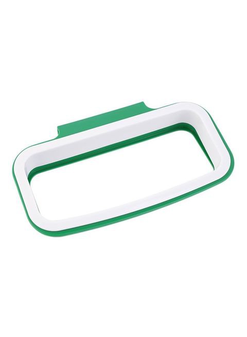 Generic Portable Garbage Bag Holder Green/White 22X12.5cm