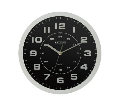 Krypton Round Wall Clock Black KNWC6121