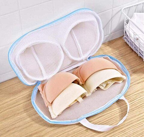 Doreen Small Bra Mesh Wash Bags for Laundry Wire-Free Brassiere Washing Machine Protector Underwear Travel Thicken Organizer Bag（GC893A）