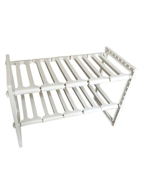 Generic Under Sink Storage Organizer Rack Off White