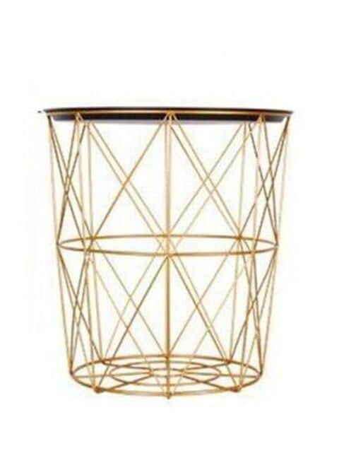 East Lady Geometric Pattern Dust Bin