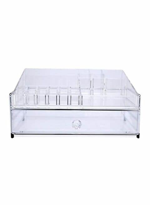 East Lady Acrylic Makeup Organizer Clear