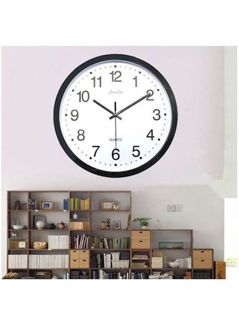 Generic Design Simple Fashion Wall Mounted Digital Wall Clock White/Black