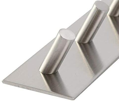 Generic Self Adhesive Wall Door Hooks Heavy Duty Stainless Steel Clothes Hanger