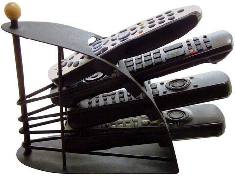 Generic Remote Control Organizer, Space Saving Metal TV Remote Control Storage Organizer/Caddy/Rack/Organizer Tidy Remote Holder And TV Remote Organizer