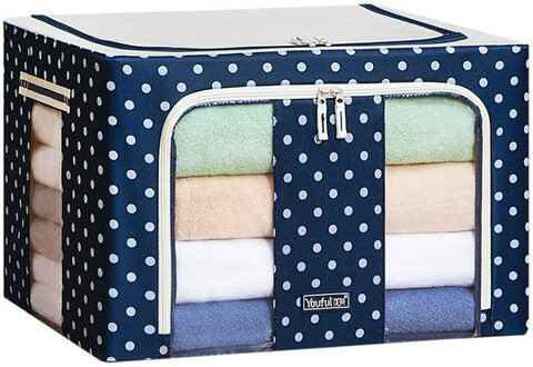 Wanhenda Convenient Foldable Storage Bag Clothes Blanket Quilt Closet Sweater Organizer Box Pouches Storage Drawers Organizers