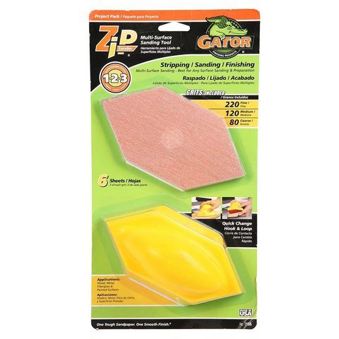 Gator Grit Zip Sander Project Pack (Pack Of 6)