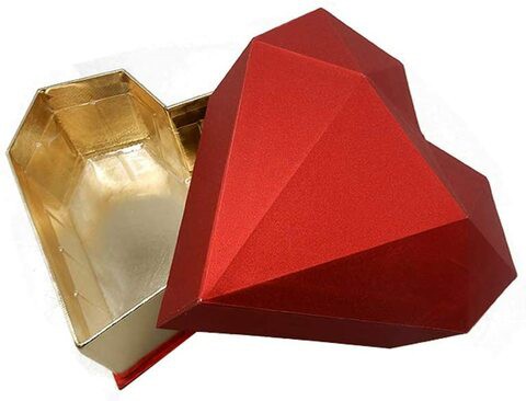 Generic Beautiful Heart Shaped Gift Box -Red Colour- (24X24X14cm) (Pack Of 1 Unit)