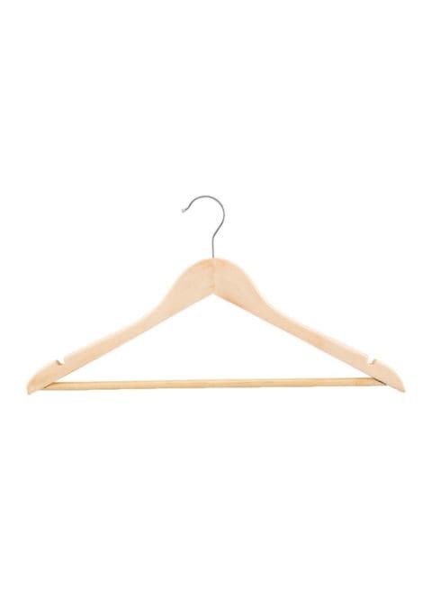 LS 4-Piece Wooden Hanger Beige